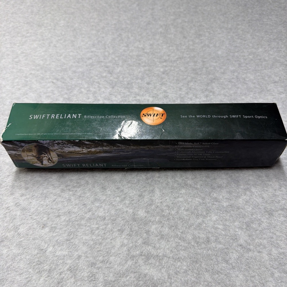 Swift Reliant 4x40mm Rifle Scope Black SR653M Fogproof